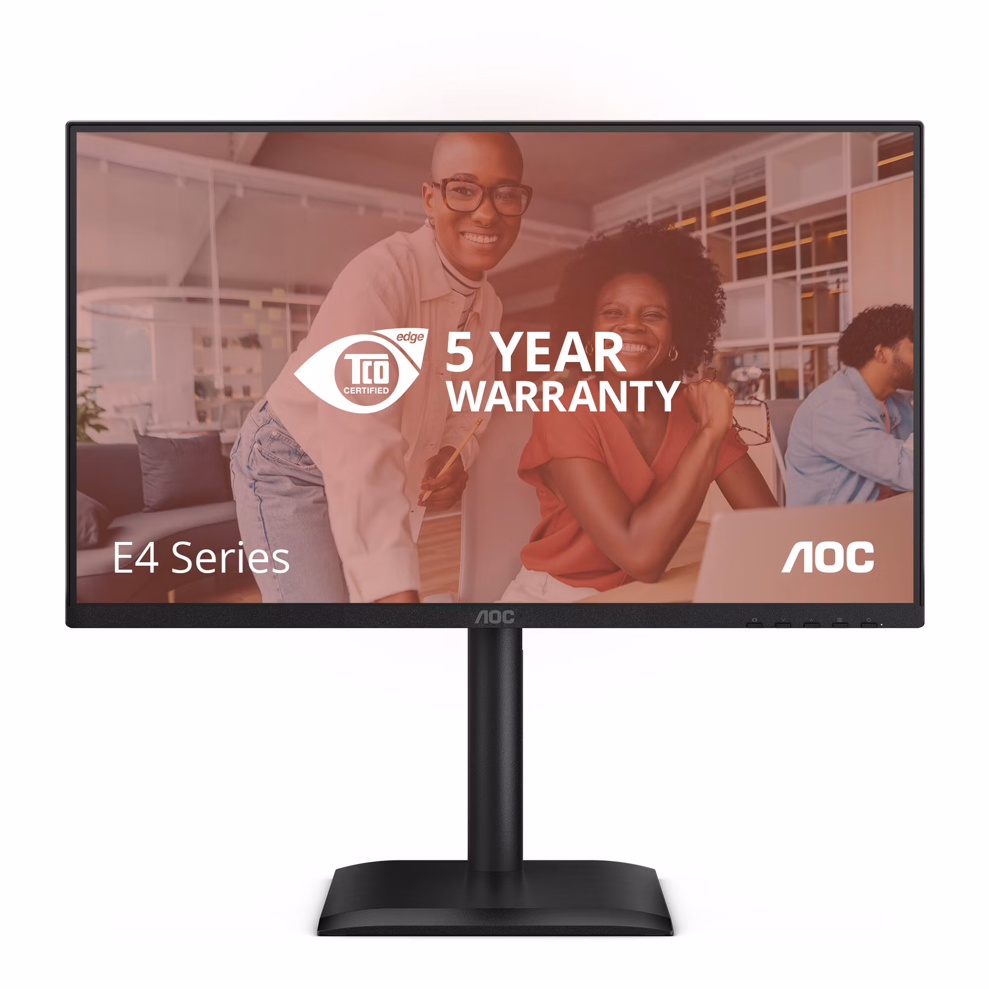 AOC 24E4U datorskärm 60,5 cm (23,8") 1920 x 1080 pixlar Full HD LED svart