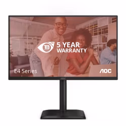 AOC 24E4U datorskärm 60,5 cm (23,8") 1920 x 1080 pixlar Full HD LED svart