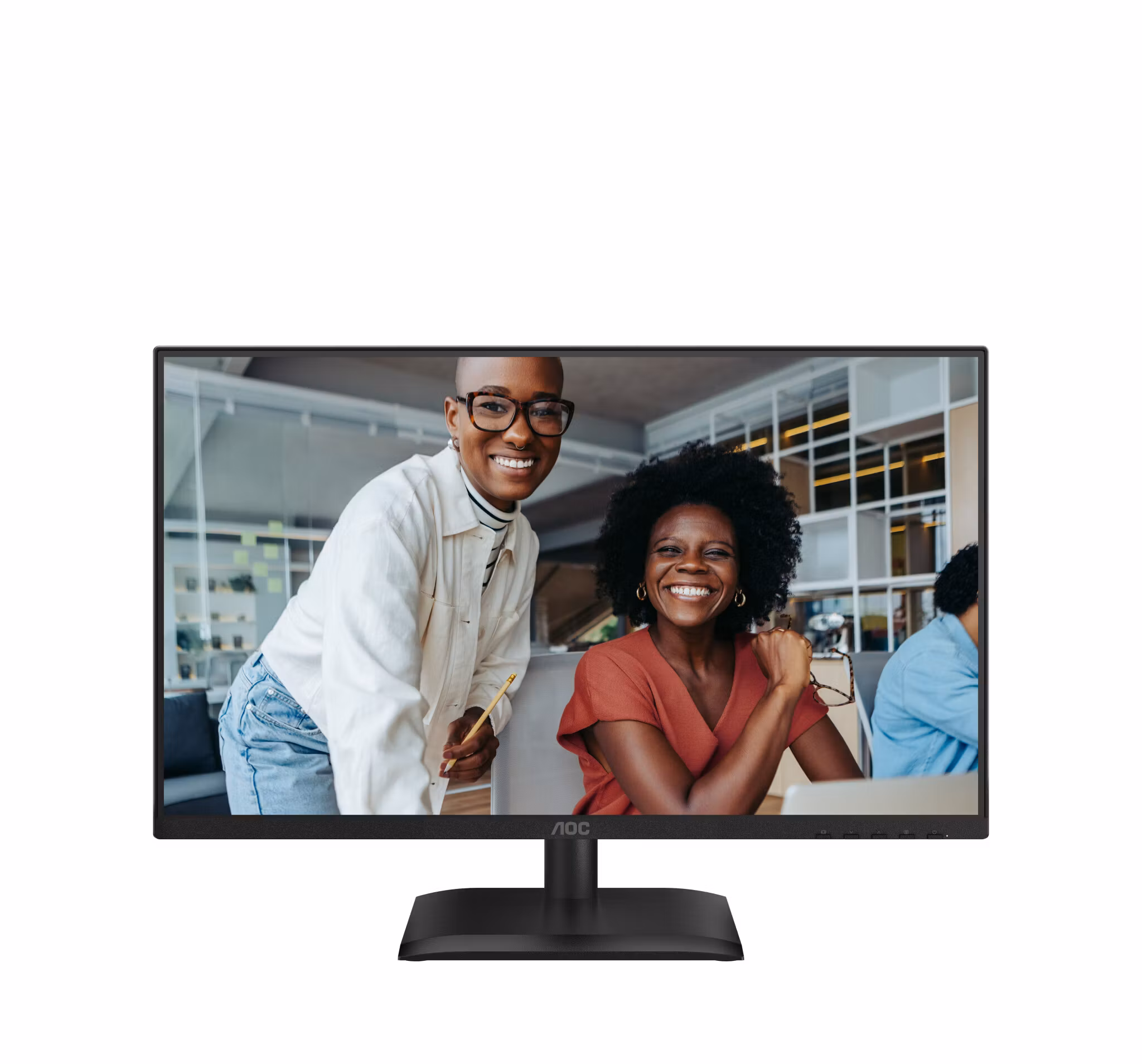 AOC E4 24E4CV datorskärm 60,5 cm (23,8") 1920 x 1080 pixlar Full HD LED svart