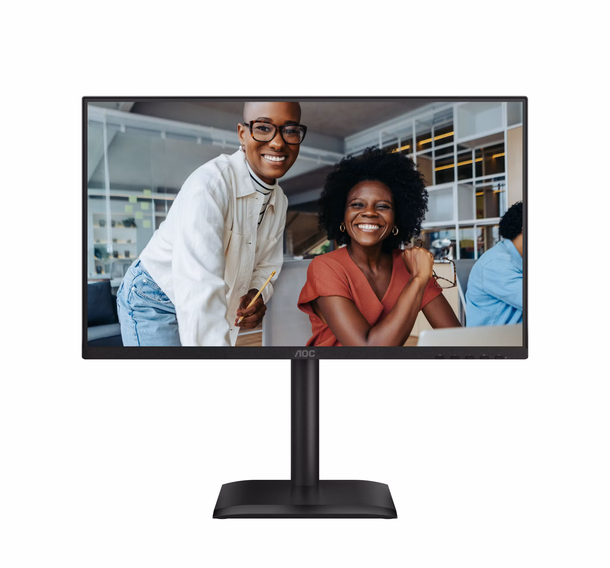 AOC E4 24E4CV datorskärm 60,5 cm (23,8") 1920 x 1080 pixlar Full HD LED svart