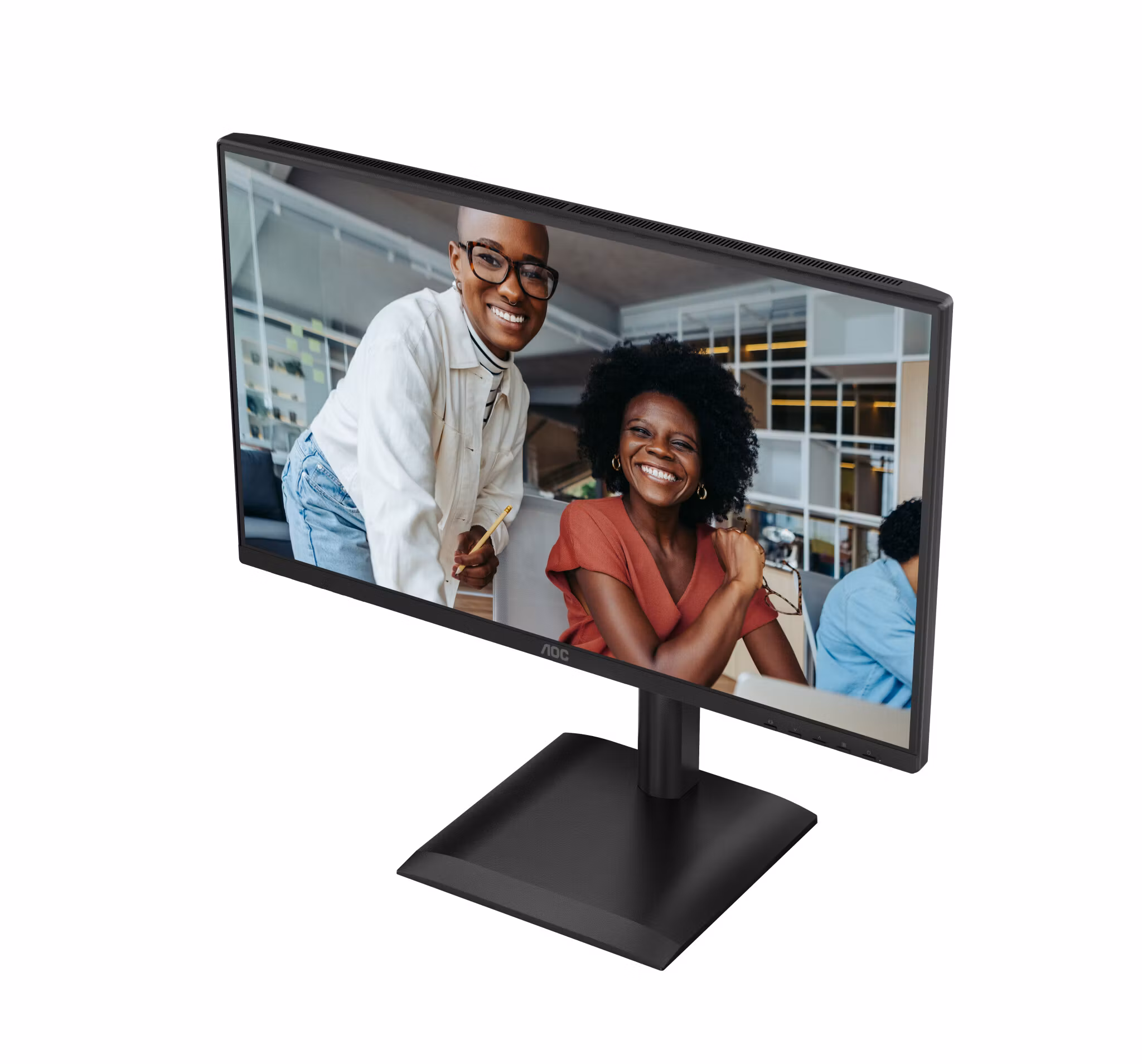 AOC E4 24E4CV datorskärm 60,5 cm (23,8") 1920 x 1080 pixlar Full HD LED svart