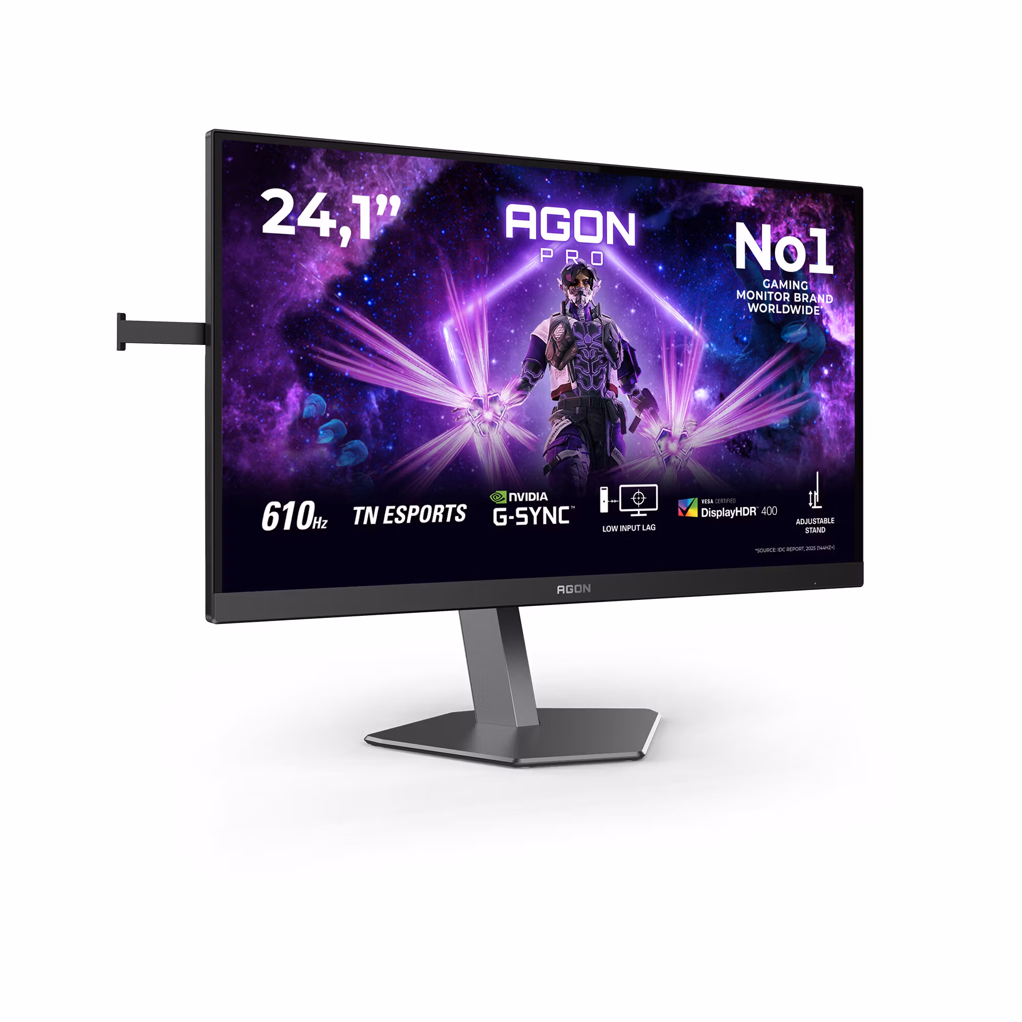AOC G2 AG246FK6 datorskärm 61,2 cm (24,1") 1920 x 1080 pixlar Full HD LED svart, grå