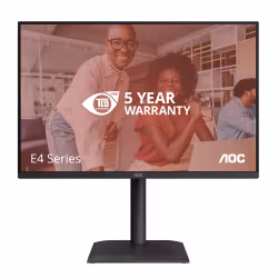 AOC E4 X24E4U datorskärm 61 cm (24") 1920 x 1200 pixlar Full HD LED svart