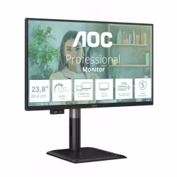 AOC 24P4CV datorskärm 60,5 cm (23,8") 1920 x 1080 pixlar Full HD LED svart