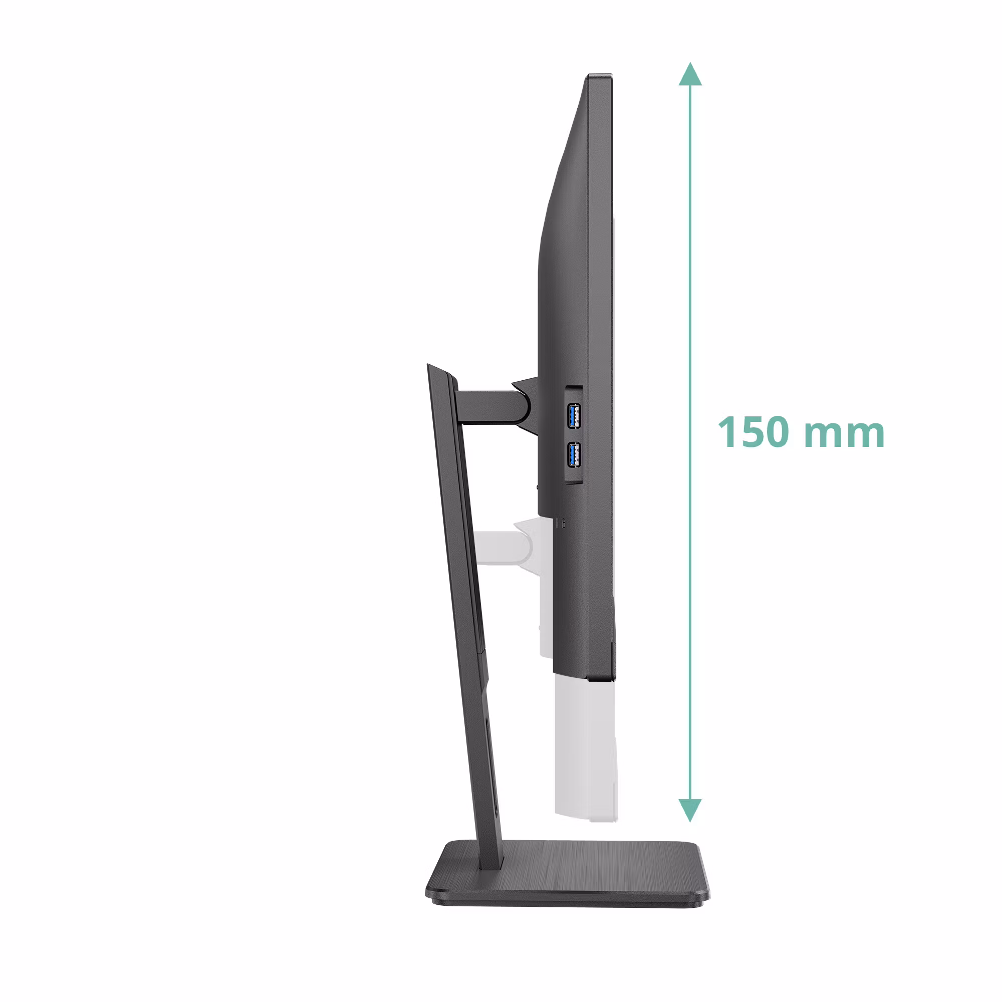 AOC Q27P3CW bildskärm 68,6 cm (27") 2560 x 1440 pixlar Quad HD LED Svart
