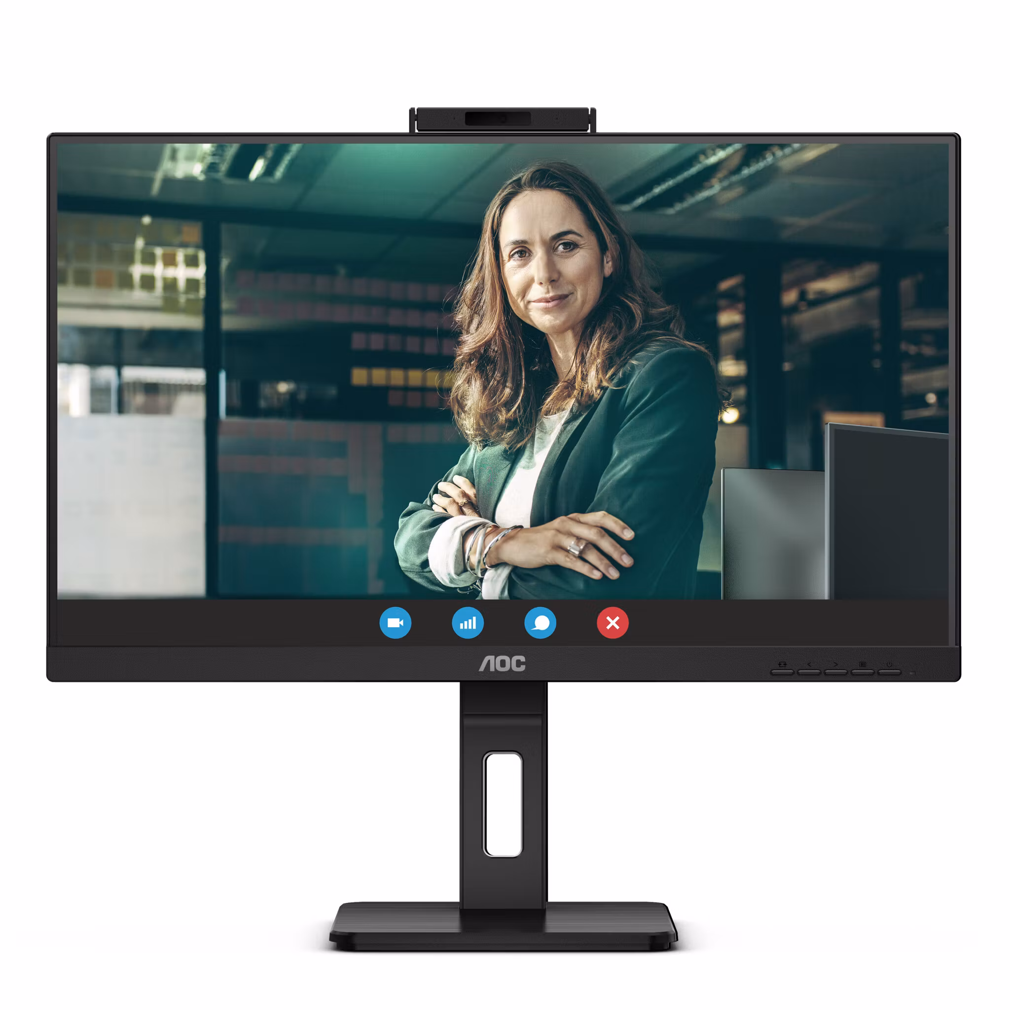 AOC Q27P3CW bildskärm 68,6 cm (27") 2560 x 1440 pixlar Quad HD LED Svart