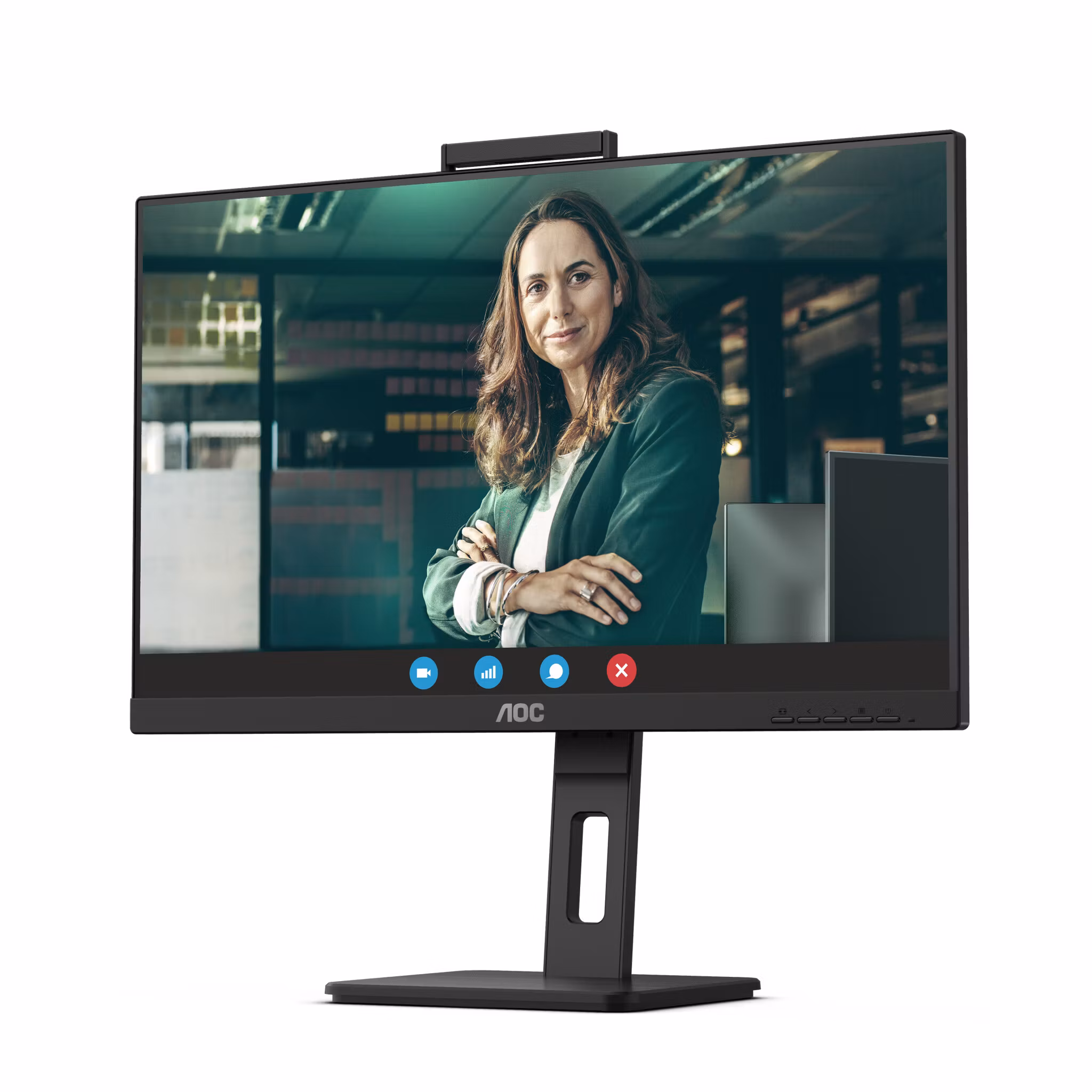 AOC Q27P3CW bildskärm 68,6 cm (27") 2560 x 1440 pixlar Quad HD LED Svart