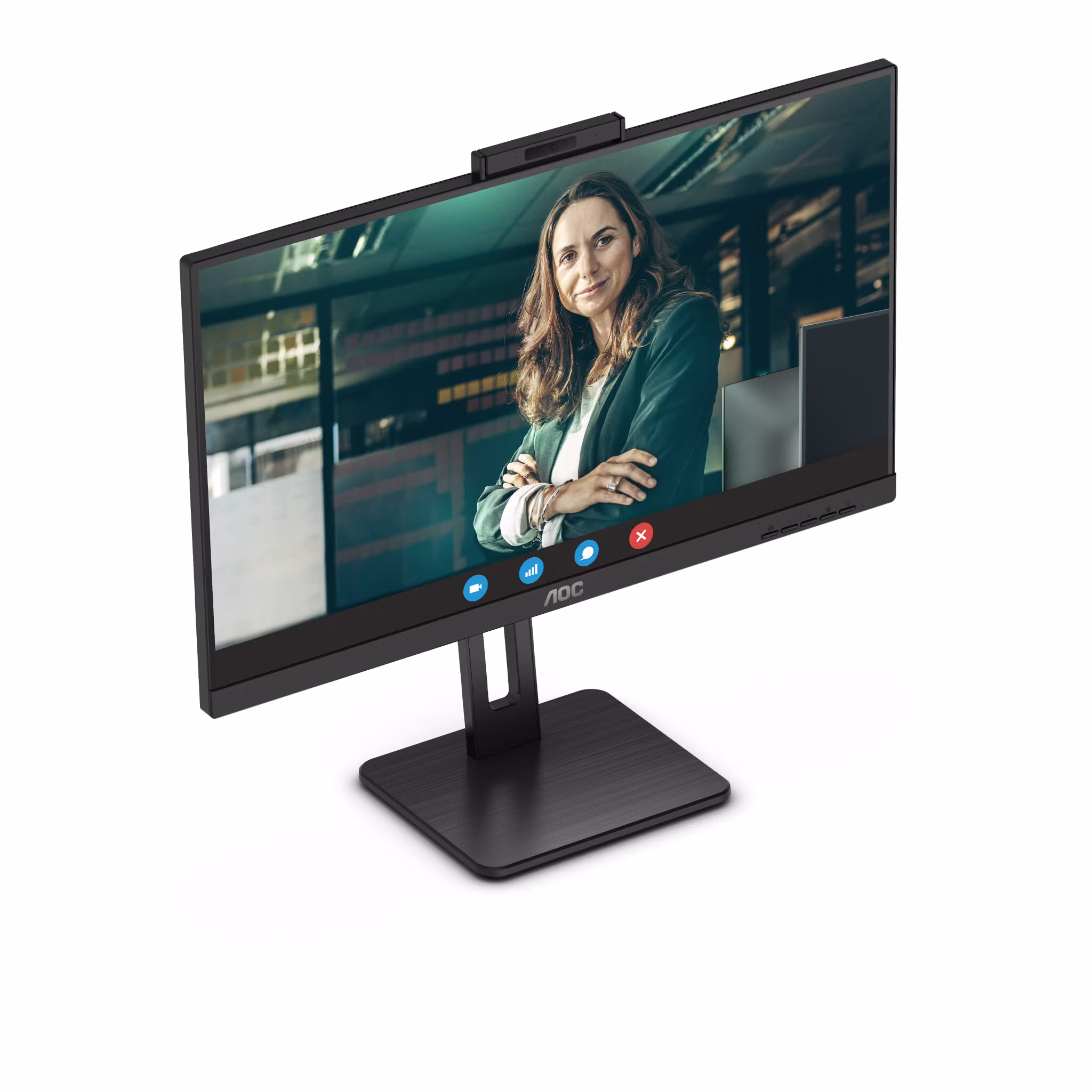 AOC Q27P3CW bildskärm 68,6 cm (27") 2560 x 1440 pixlar Quad HD LED Svart