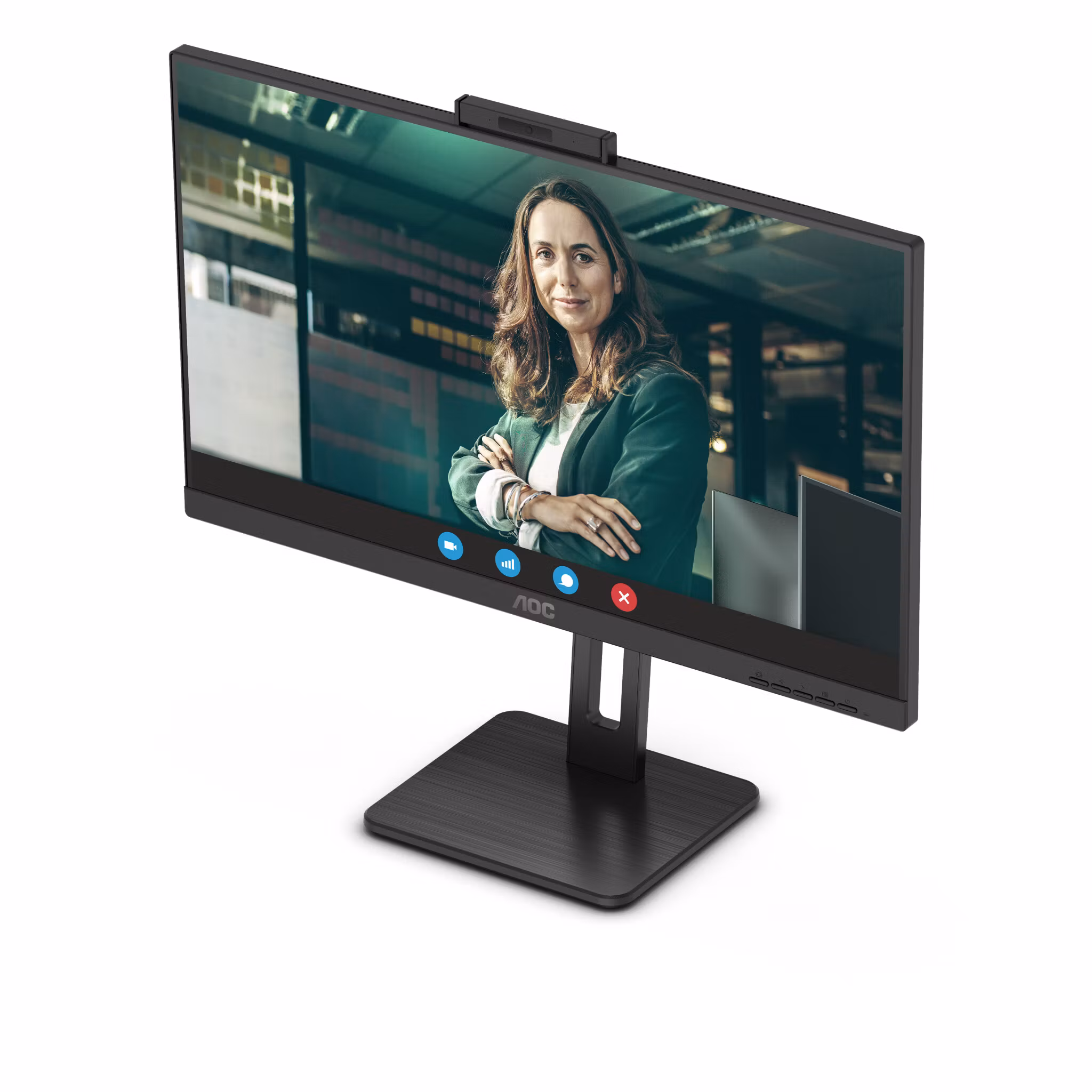 AOC Q27P3CW bildskärm 68,6 cm (27") 2560 x 1440 pixlar Quad HD LED Svart