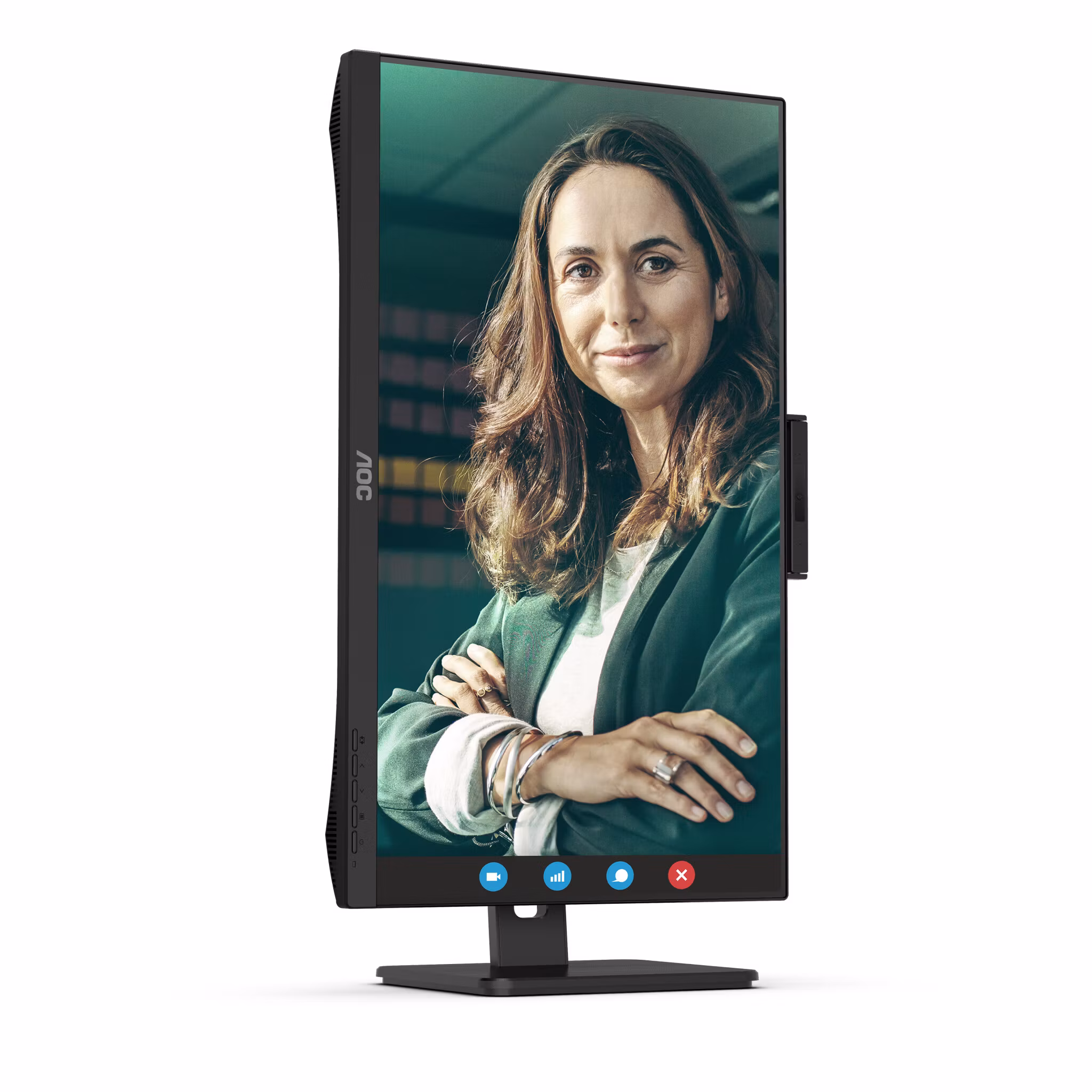 AOC Q27P3CW bildskärm 68,6 cm (27") 2560 x 1440 pixlar Quad HD LED Svart