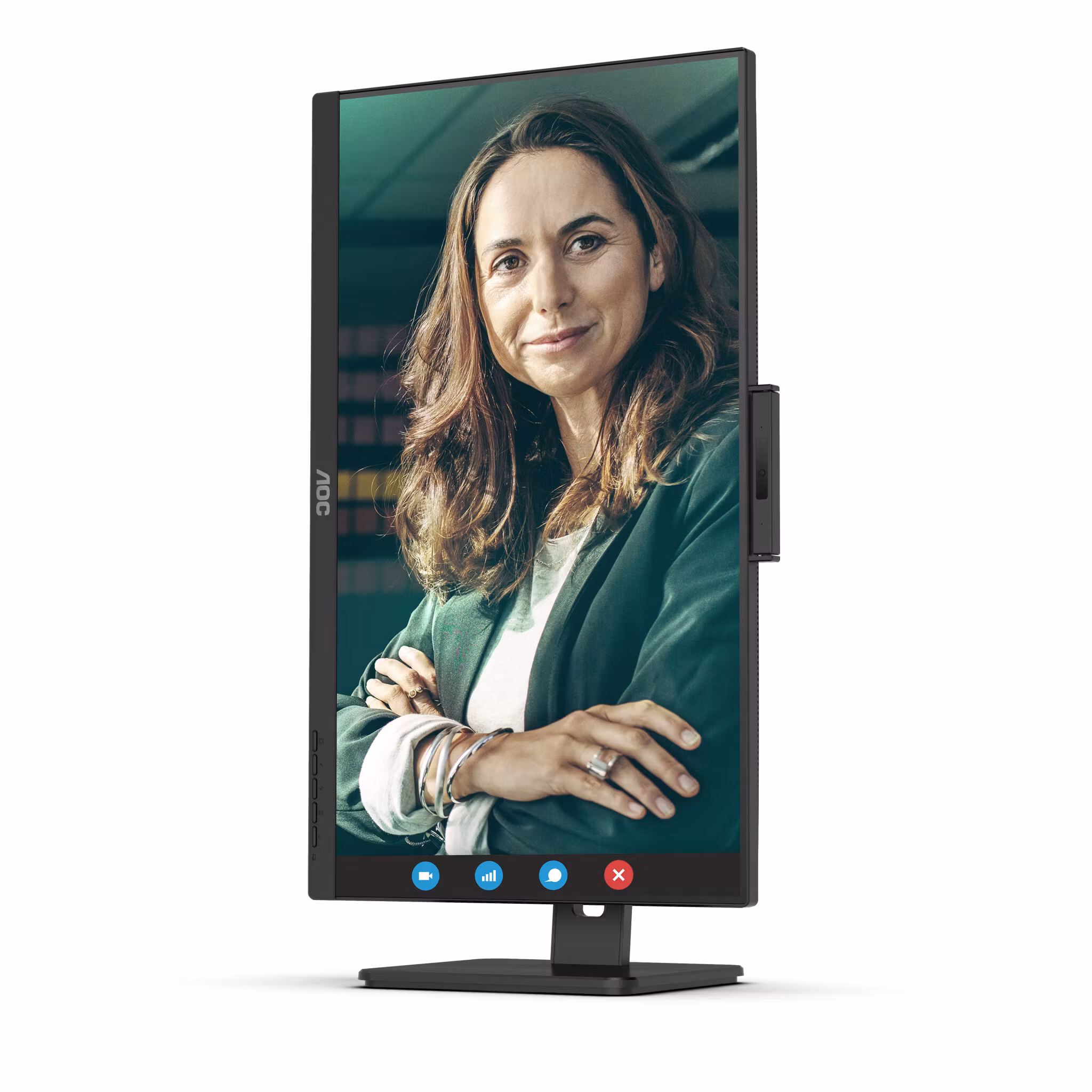 AOC Q27P3CW bildskärm 68,6 cm (27") 2560 x 1440 pixlar Quad HD LED Svart