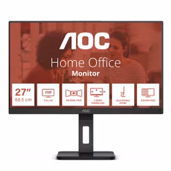 AOC E3 27E3QAF datorskärm 68,6 cm (27") 1920 x 1080 pixlar Full HD LED Svart