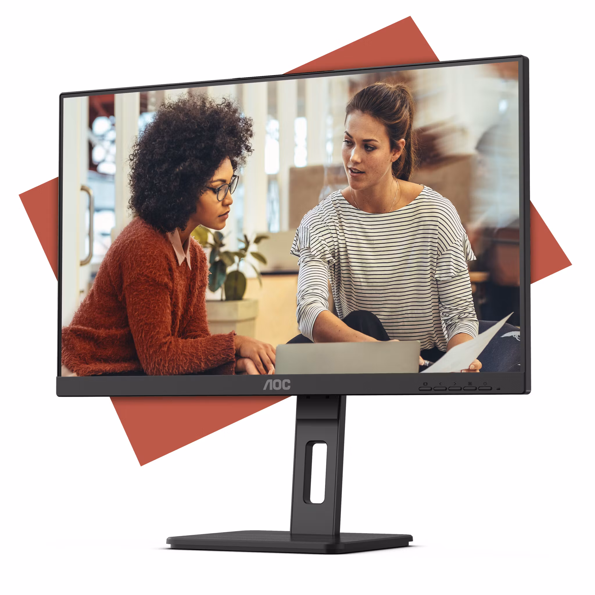 AOC E3 27E3QAF datorskärm 68,6 cm (27") 1920 x 1080 pixlar Full HD LED Svart