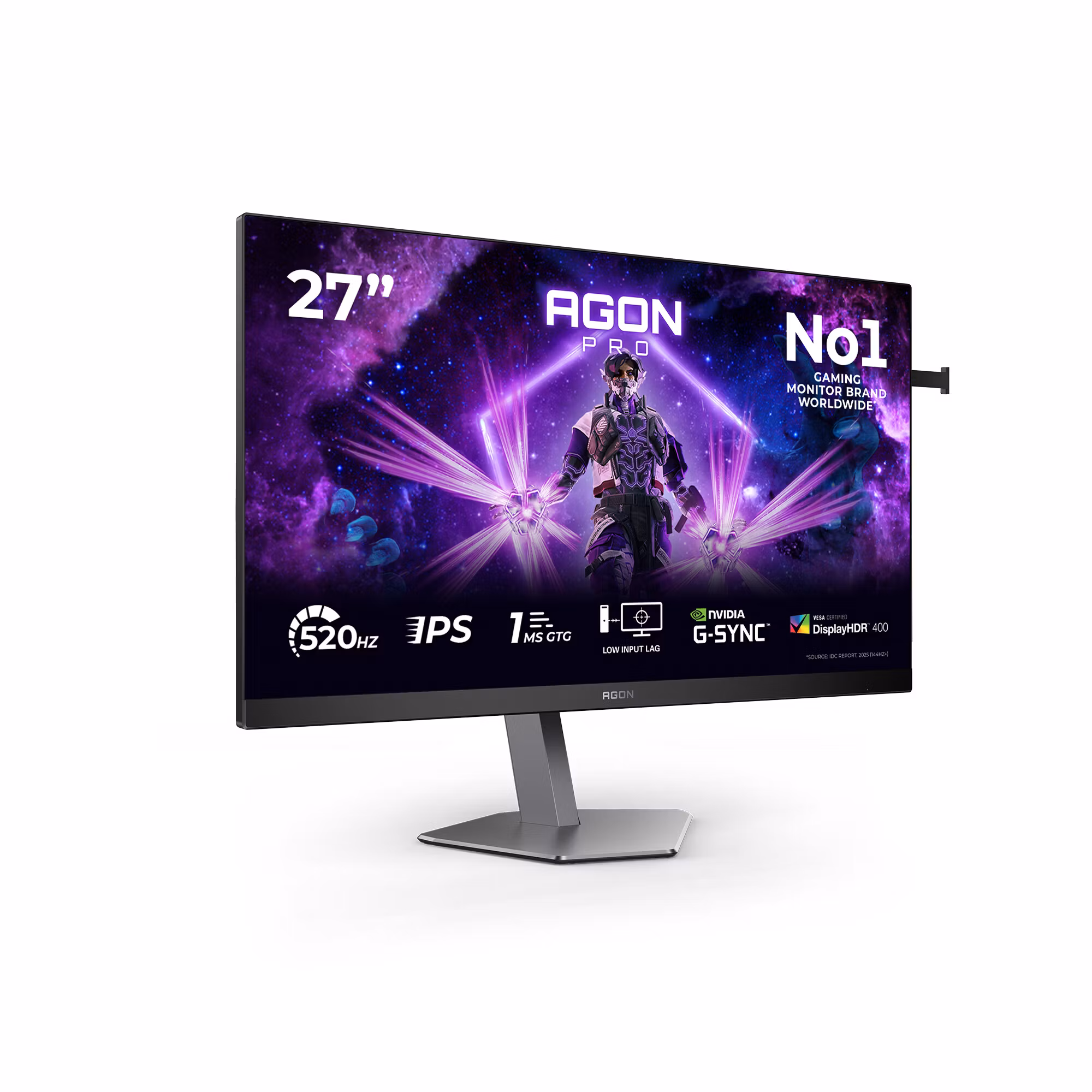 AOC G2 AG276FK datorskärm 68,6 cm (27") 1920 x 1080 pixlar Full HD LED svart, grå