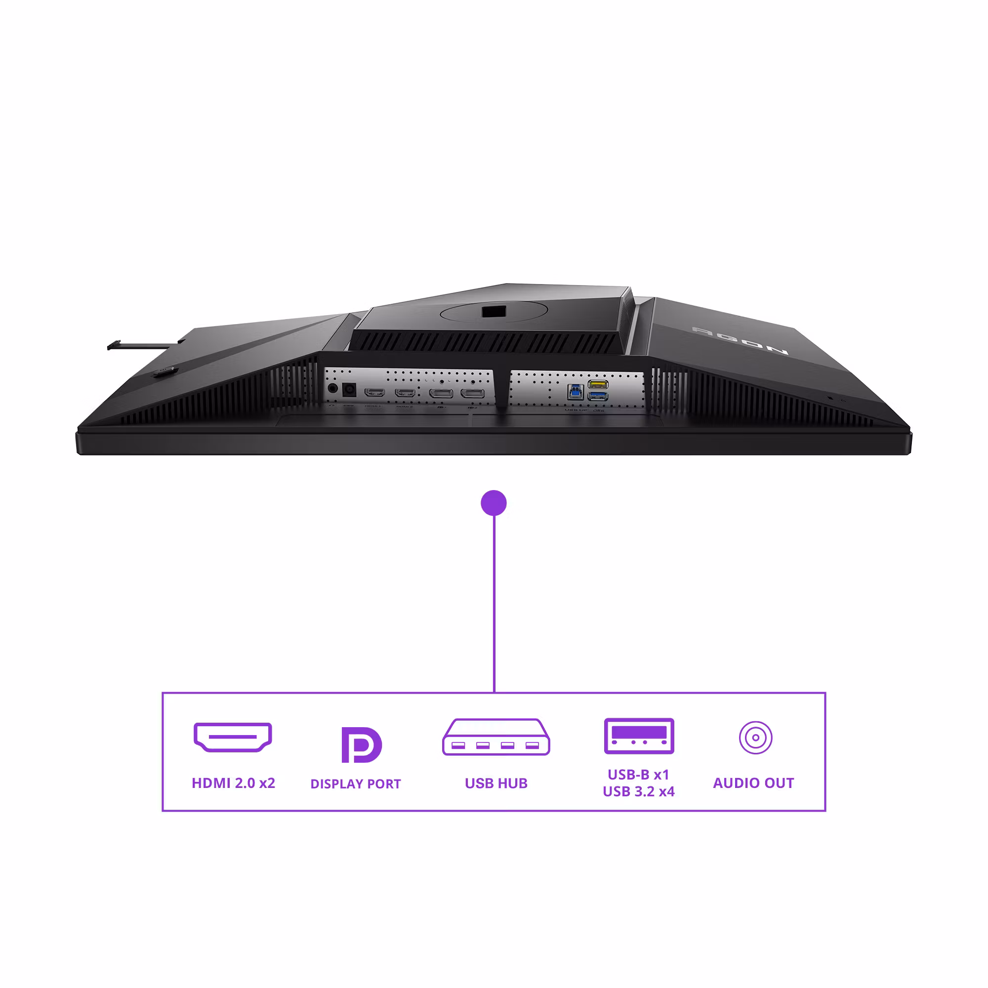 AOC G2 AG276FK datorskärm 68,6 cm (27") 1920 x 1080 pixlar Full HD LED svart, grå