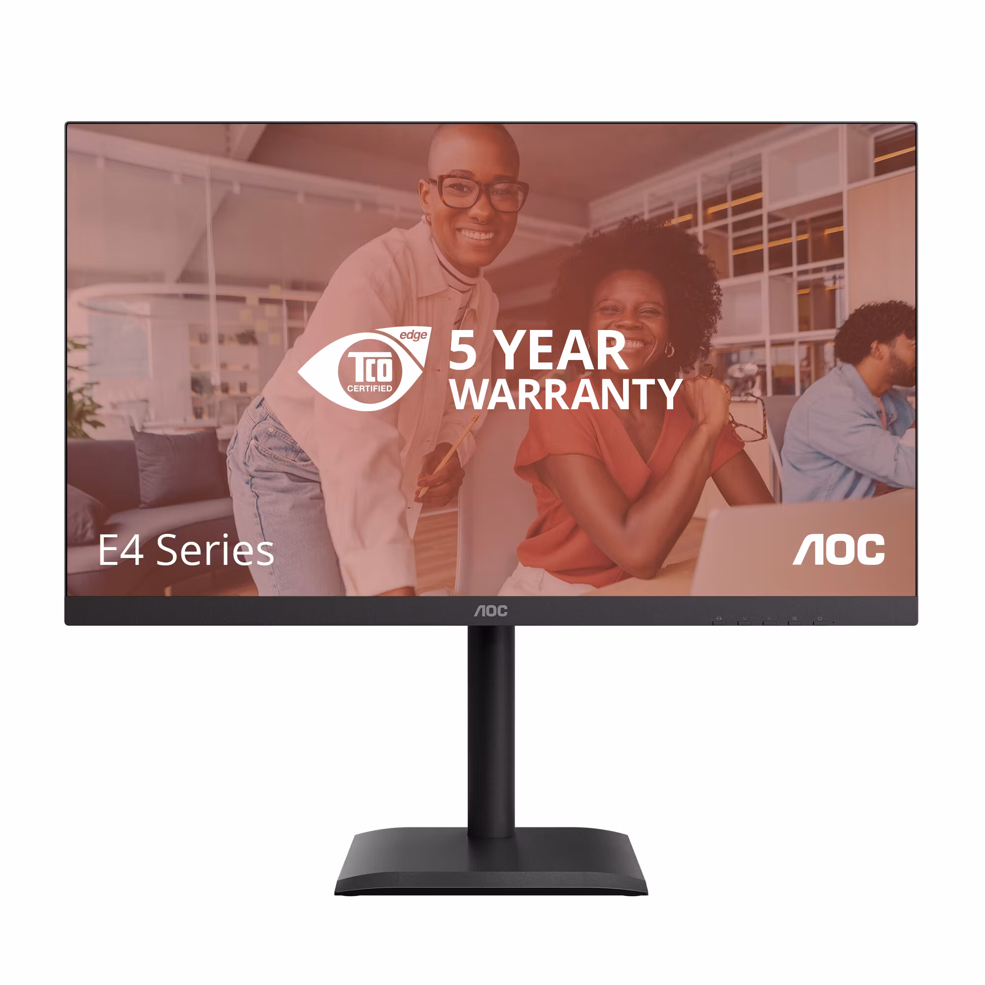 AOC E4 U27E4CV datorskärm 68,6 cm (27") 3840 x 2160 pixlar 4K Ultra HD LED Svart
