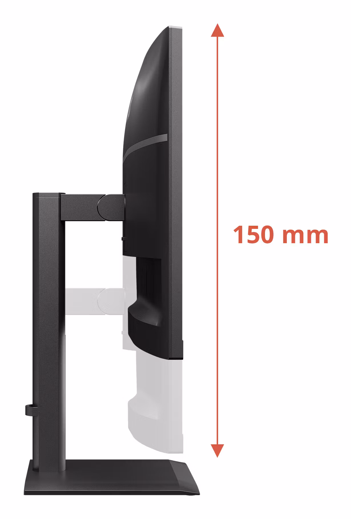 AOC E4 U27E4CV datorskärm 68,6 cm (27") 3840 x 2160 pixlar 4K Ultra HD LED Svart