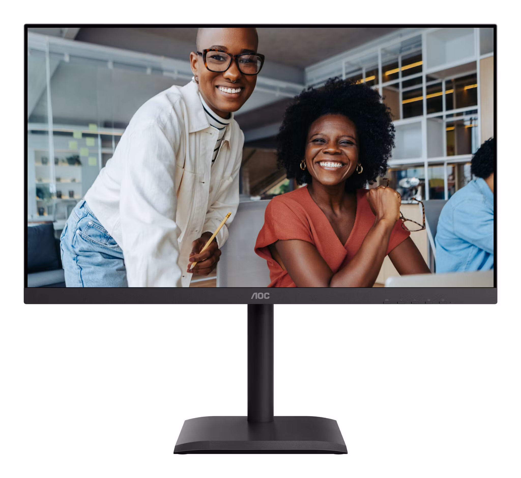AOC E4 U27E4CV datorskärm 68,6 cm (27") 3840 x 2160 pixlar 4K Ultra HD LED Svart