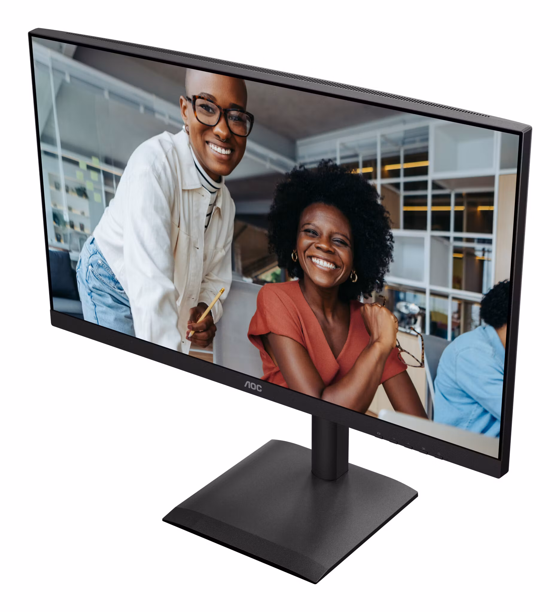AOC E4 U27E4CV datorskärm 68,6 cm (27") 3840 x 2160 pixlar 4K Ultra HD LED Svart
