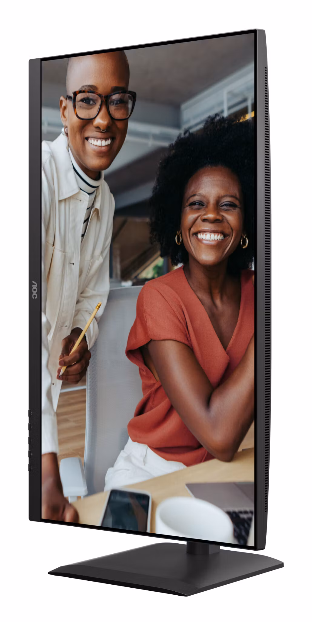 AOC E4 U27E4CV datorskärm 68,6 cm (27") 3840 x 2160 pixlar 4K Ultra HD LED Svart