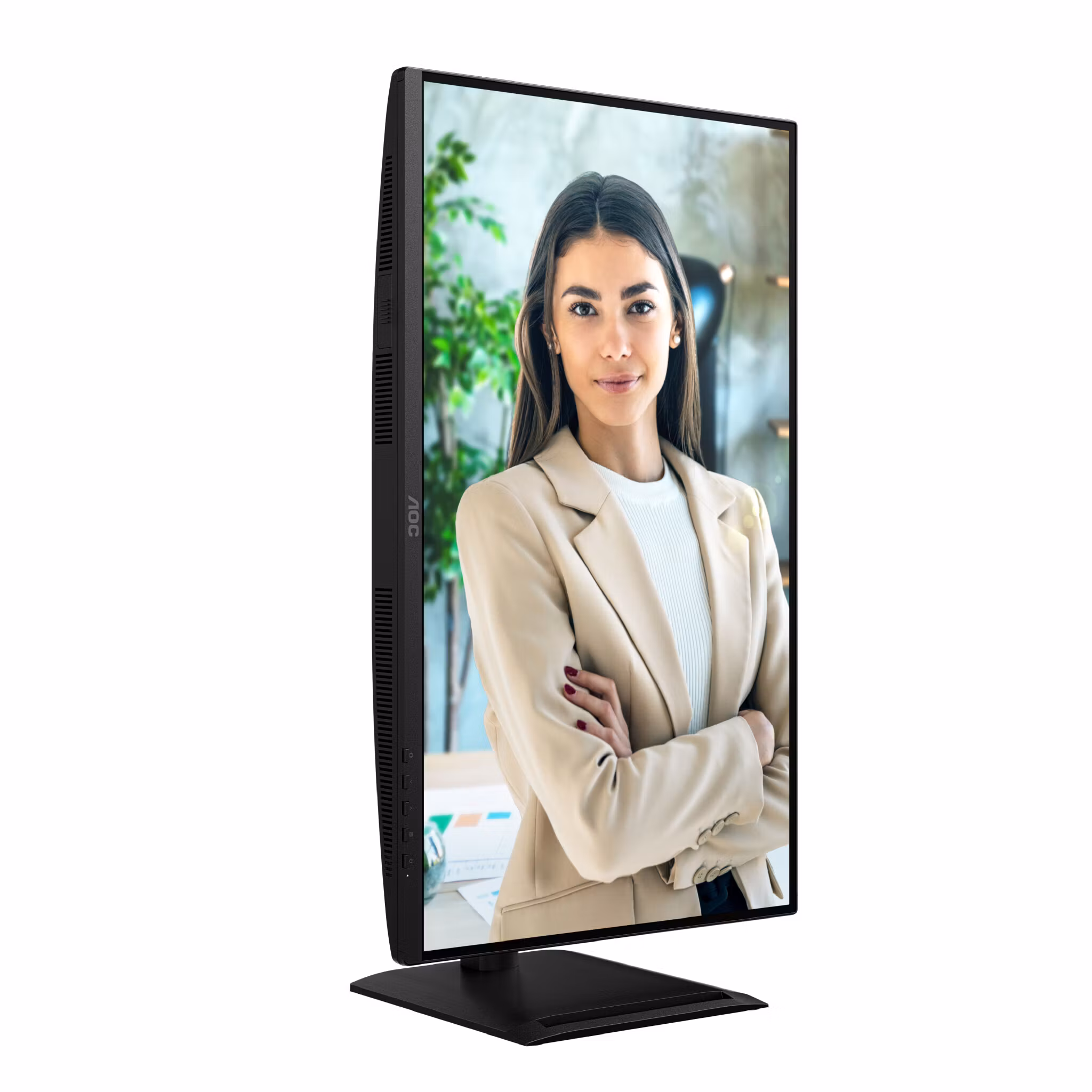 AOC Q27P4U datorskärm 68,6 cm (27") 2560 x 1440 pixlar Wide Quad HD svart