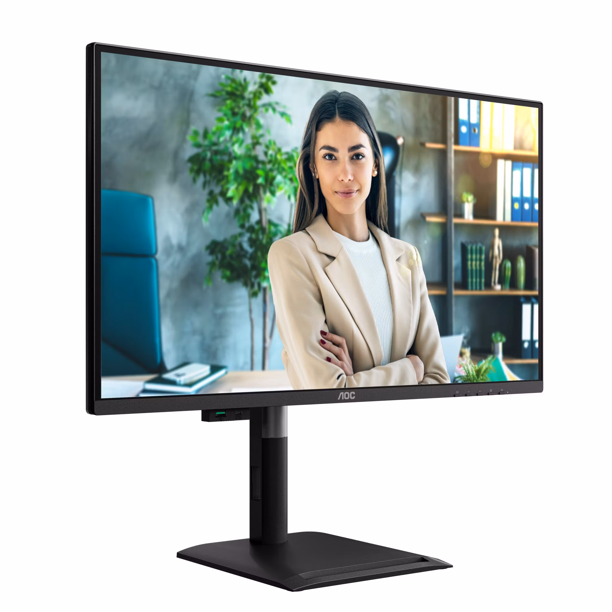 AOC Q27P4C datorskärm 68,6 cm (27") 2560 x 1440 pixlar Svart