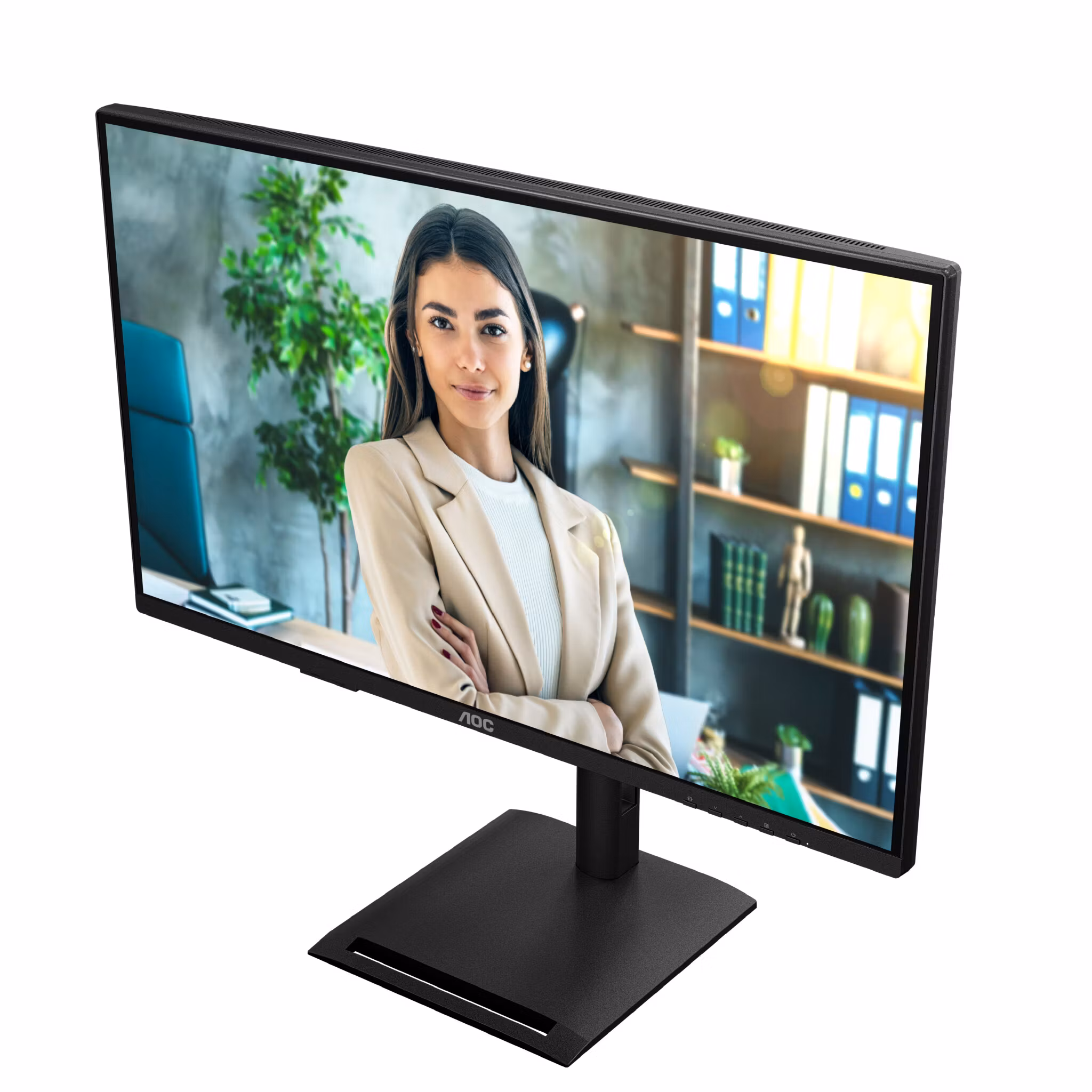 AOC Q27P4C datorskärm 68,6 cm (27") 2560 x 1440 pixlar Svart