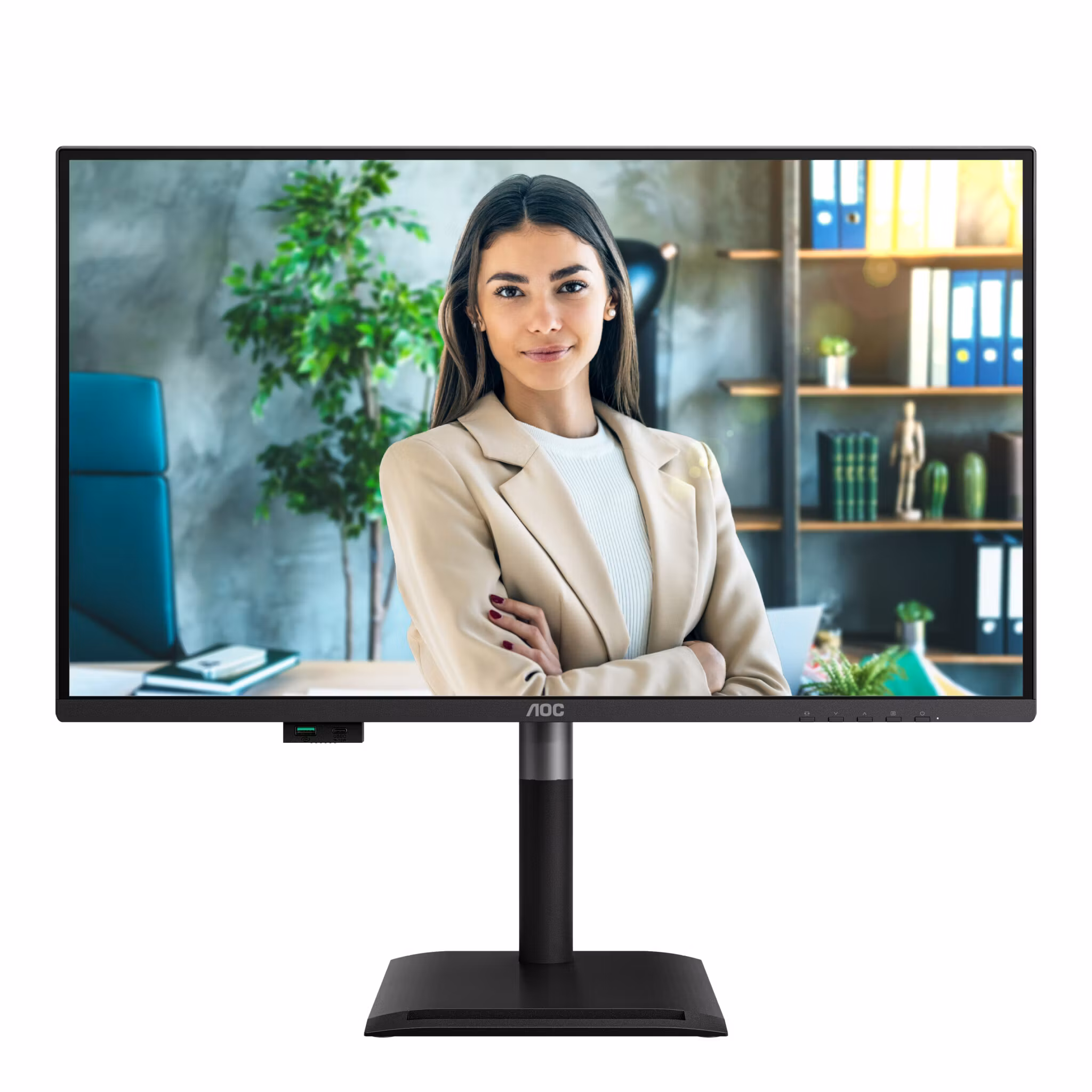 AOC Q27P4C datorskärm 68,6 cm (27") 2560 x 1440 pixlar Svart