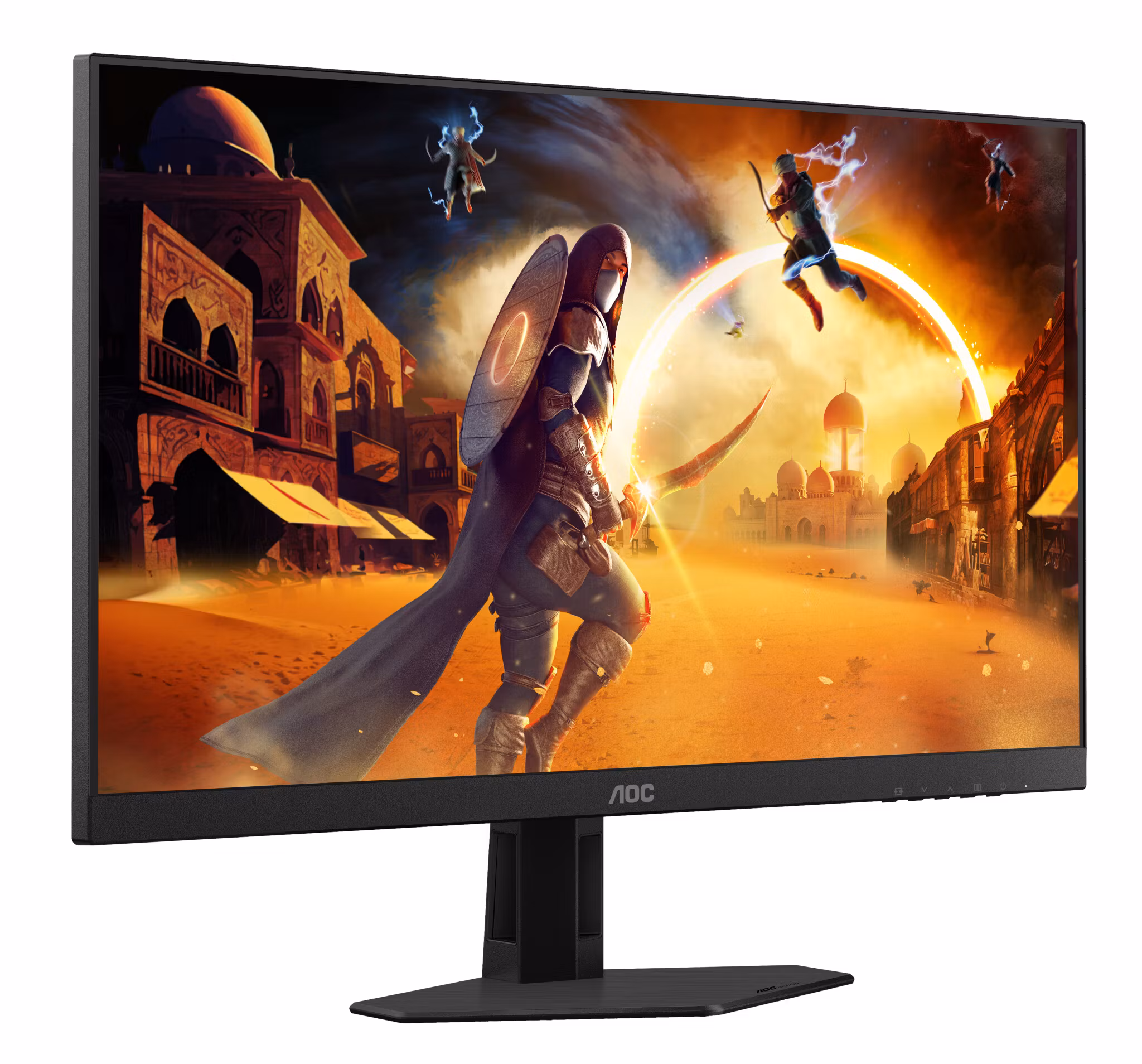 AOC G4 27' 16:9 Fast IPS 260H 1920x1080 datorskärm 68.6 cm (27") 1920 x 1080 pixlar Svart, Röd