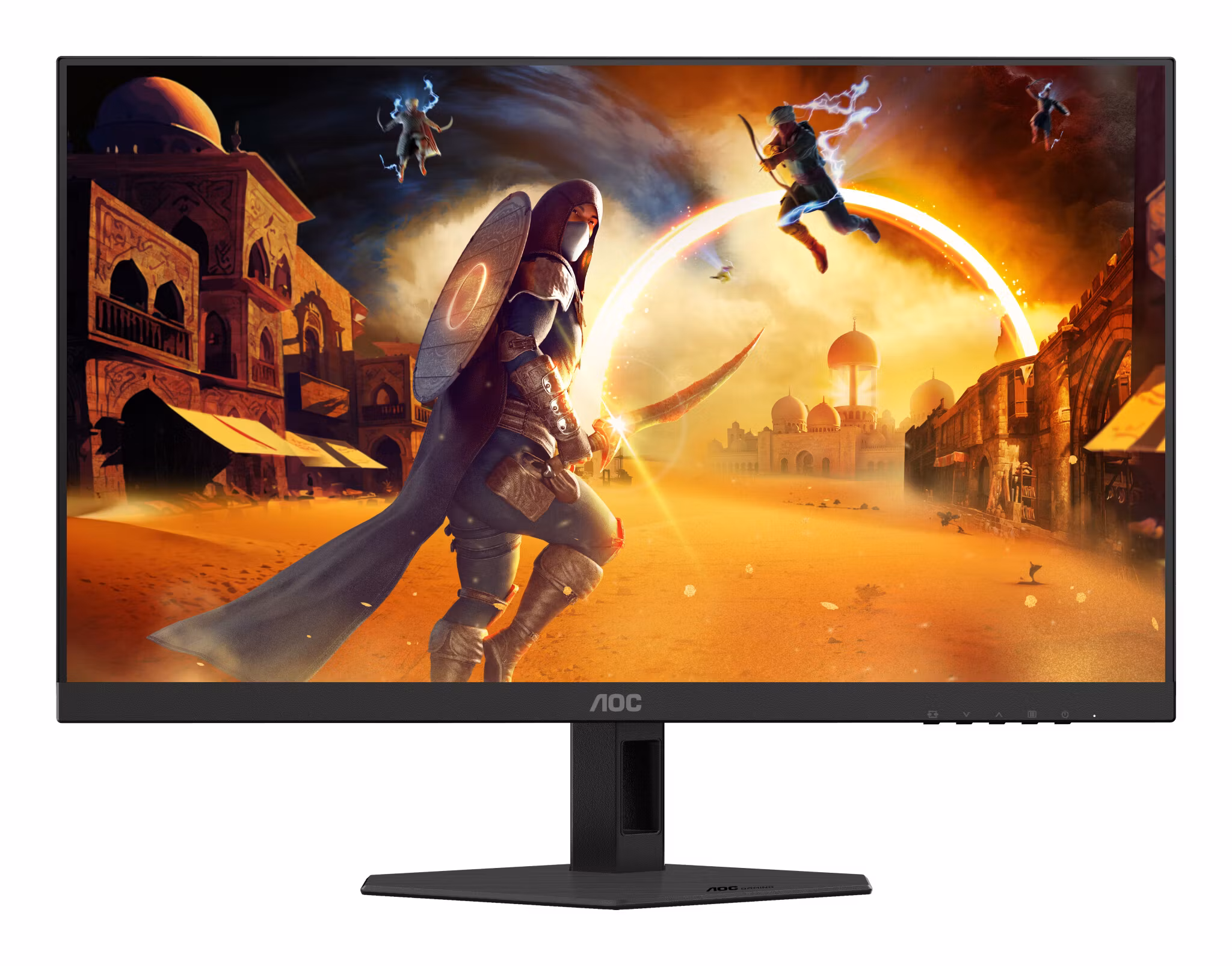 AOC G4 27' 16:9 Fast IPS 260H 1920x1080 datorskärm 68.6 cm (27") 1920 x 1080 pixlar Svart, Röd