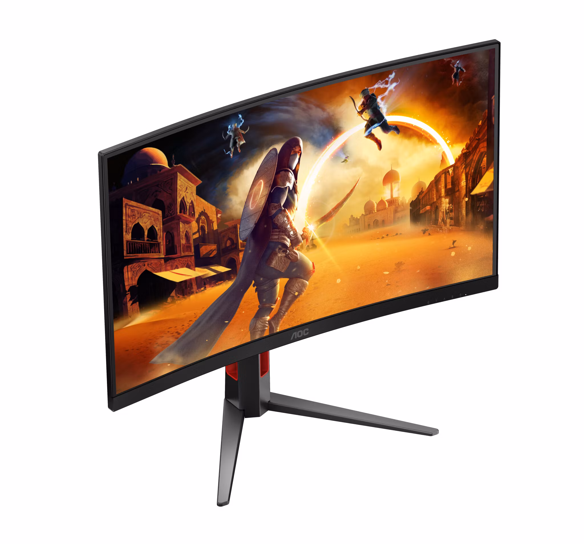 AOC G4 C27G4Z2 datorskärm 68,6 cm (27") 1920 x 1080 pixlar Full HD LCD svart, röd