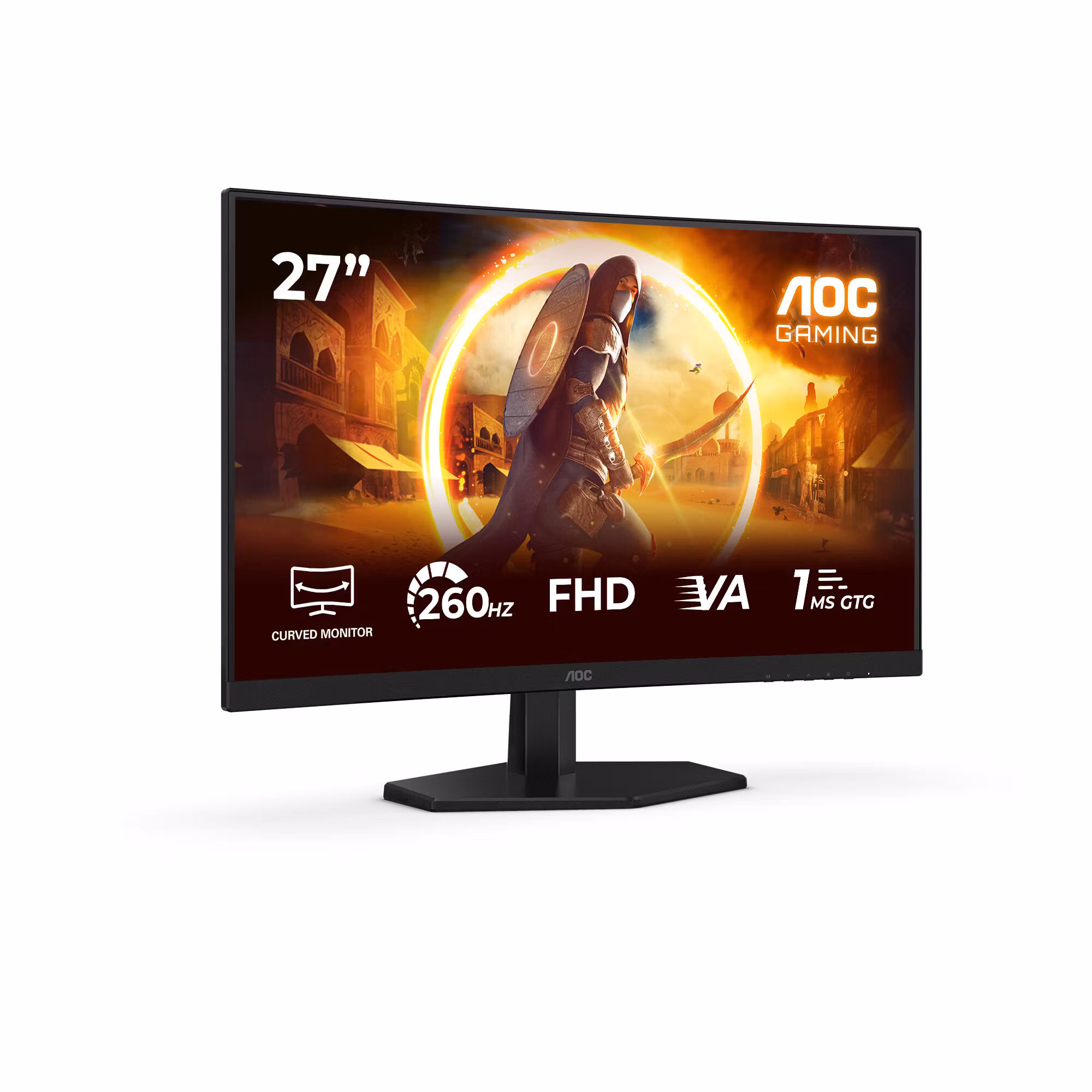 AOC G4 C27G42ZE datorskärm 68,6 cm (27") 1920 x 1080 pixlar Full HD LCD Svart, Röd