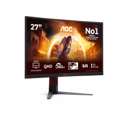 AOC G4 CQ27G4Z2P datorskärm 27" 2560 x 1440 pixlar Quad HD LCD Gamingskärm