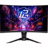 Asrock PG27QRT2A - 27 - svart, QHD, VA, böjd, FreeSync, Wi-Fi-antenn, 180Hz-panel