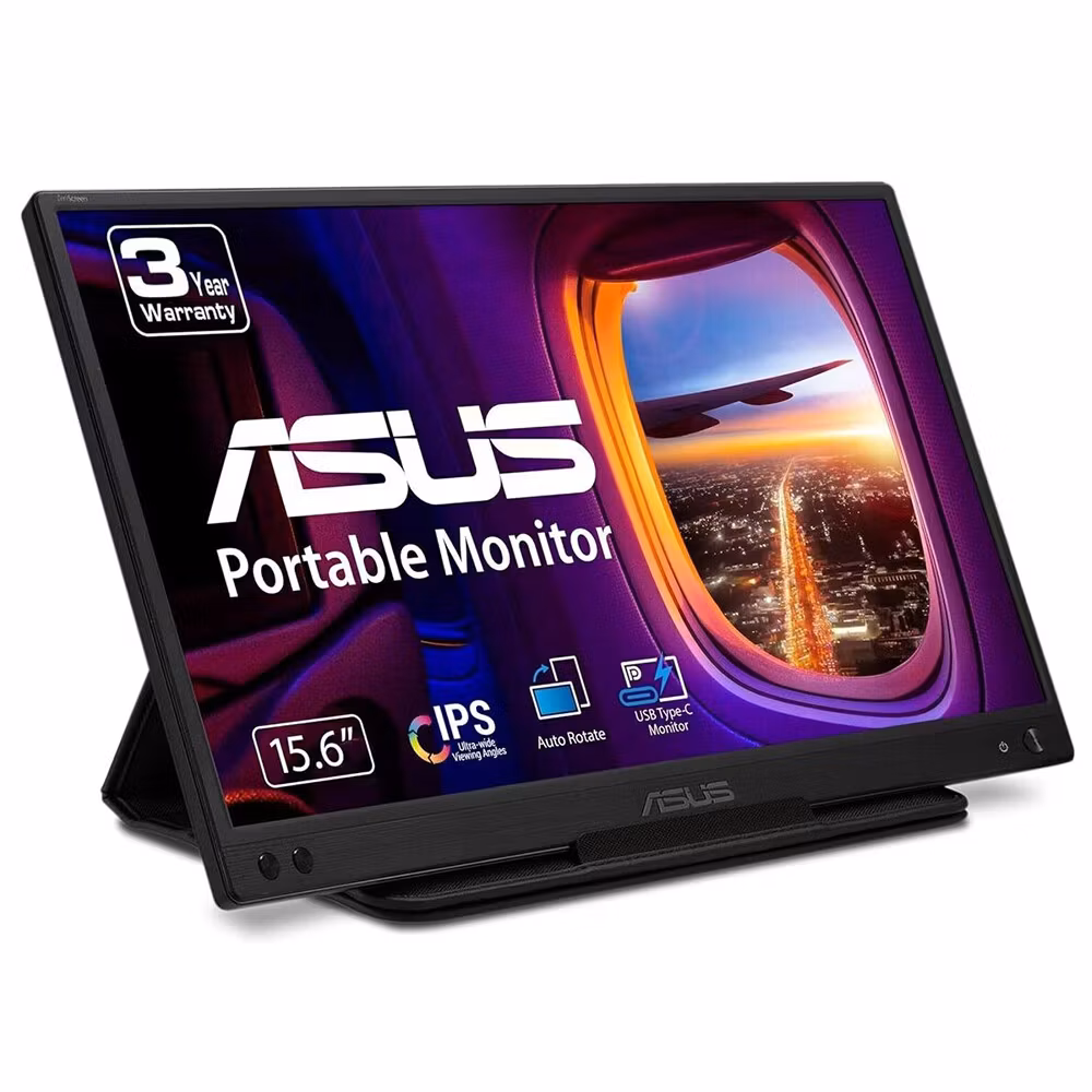 ASUS ZenScreen MB166C bildskärm 39,6 cm (15,6") 1920 x 1080 pixlar Full HD LED Svart