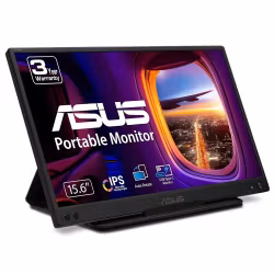 ASUS ZenScreen MB166C bildskärm 39,6 cm (15,6") 1920 x 1080 pixlar Full HD LED Svart
