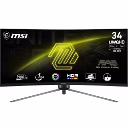 MSI MAG 345CQRDE datorskärm 86,4 cm (34") 3440 x 1440 pixlar UltraWide Dual Quad HD svart