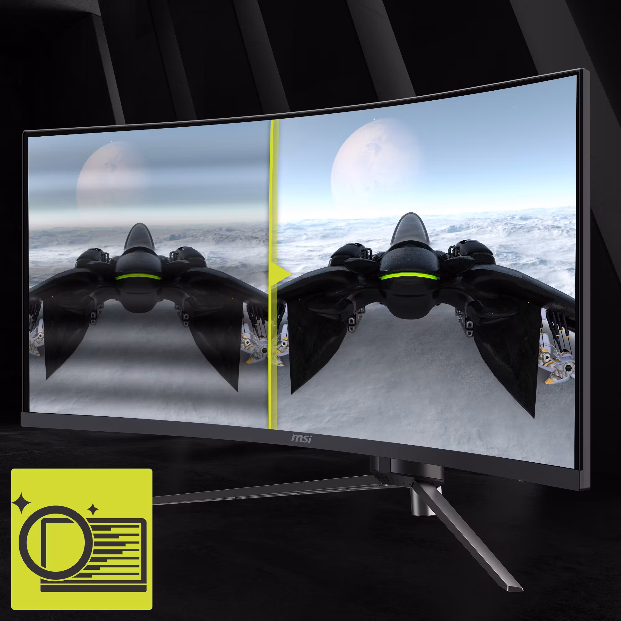 MSI MAG 345CQRDE datorskärm 86,4 cm (34") 3440 x 1440 pixlar UltraWide Dual Quad HD svart