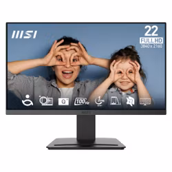 MSI PRO MP223 E2 datorskärm 54,5 cm (21,4") 1920 x 1080 pixlar Full HD LED Svart