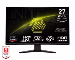 MSI MAG 274CQF datorskärm 68,6 cm (27") 2560 x 1440 pixlar Wide Quad HD svart