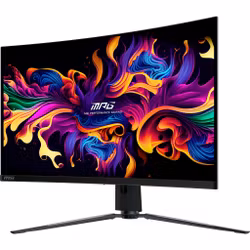 MSI MPG 321CURXDE QD-OLED datorskärm 80 cm (31,5") 3840 x 2160 pixlar 4K Ultra HD Svart