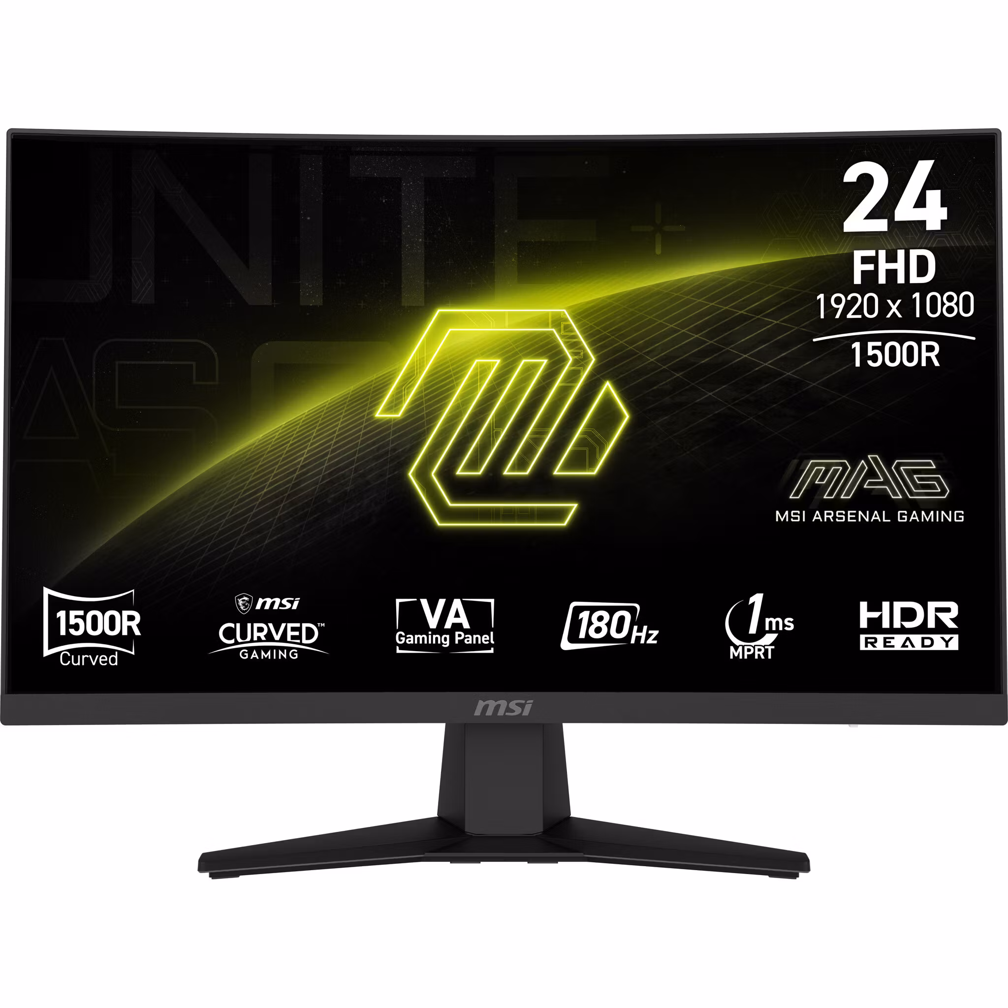 MSI MAG 244C datorskärm 59,9 cm (23,6") 1920 x 1080 pixlar Full HD LCD Svart