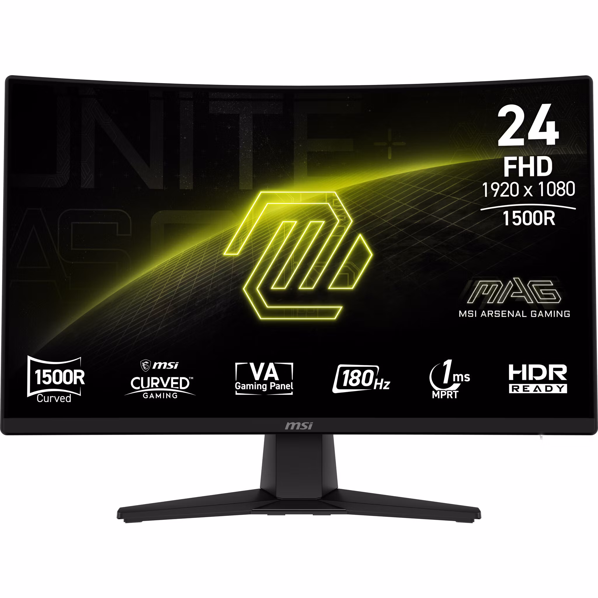 MSI MAG 242C datorskärm 59,9 cm (23,6") 1920 x 1080 pixlar Full HD LCD Svart