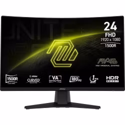 MSI MAG 242C datorskärm 59,9 cm (23,6") 1920 x 1080 pixlar Full HD LCD Svart