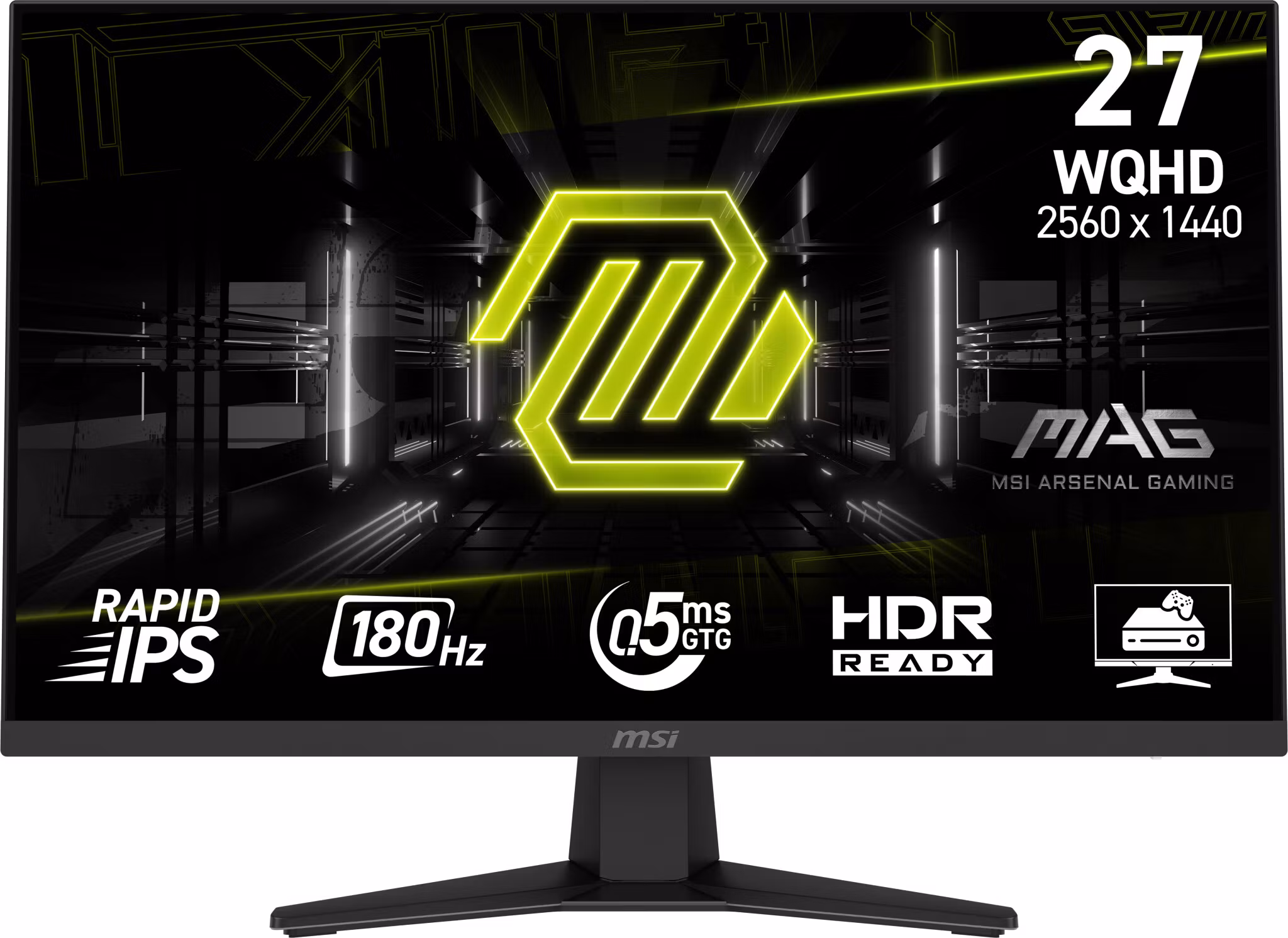 MSI MAG 274QF bildskärm 68,6 cm (27") 2560 x 1440 pixlar Wide Quad HD LCD Svart