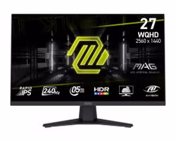MSI MAG 274QFDE X24 bildskärm 68,6 cm (27") 2560 x 1440 pixlar Wide Quad HD LCD Svart
