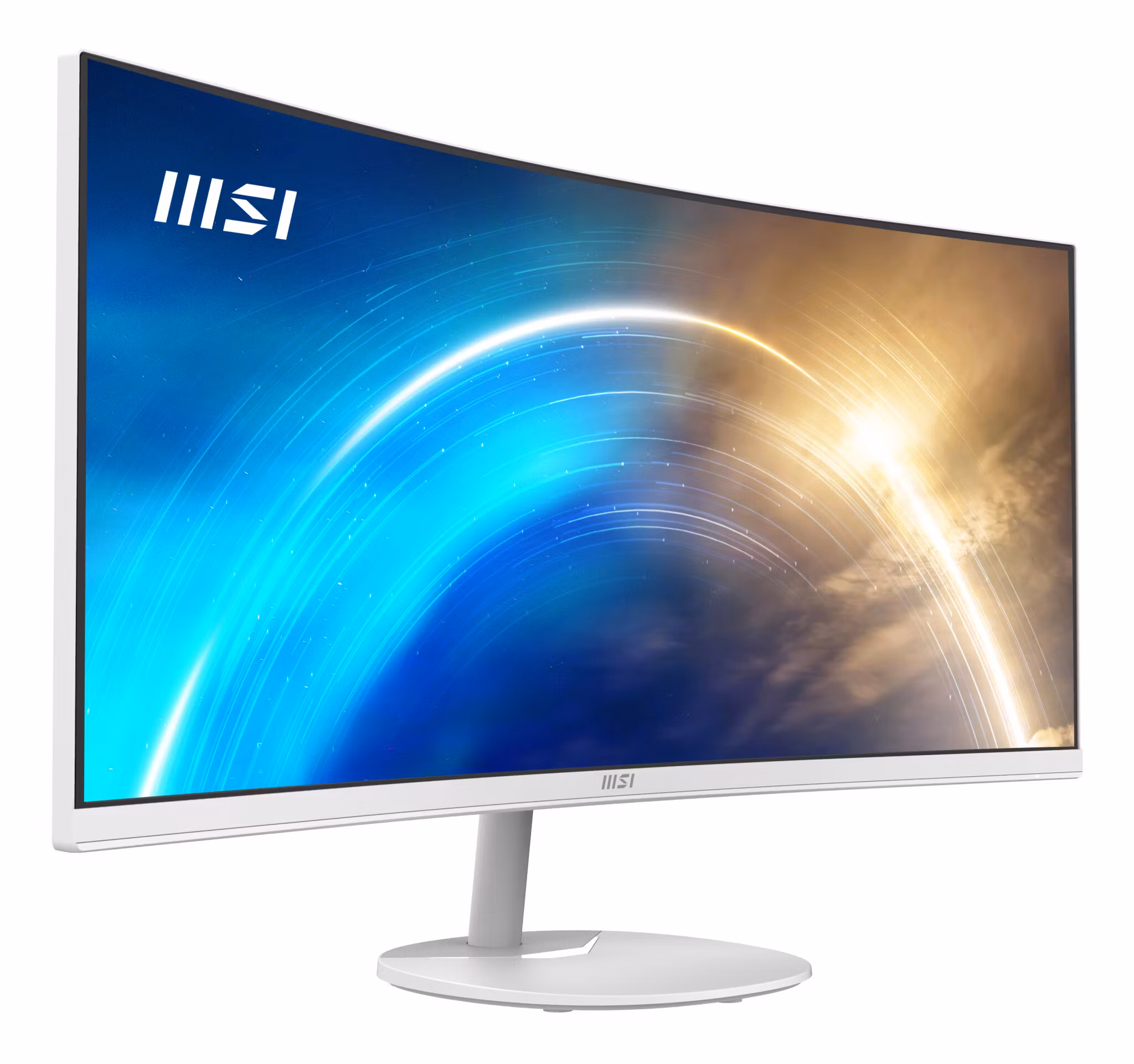 MSI Pro MP341CQWDE bildskärm 86,4 cm (34") 3440 x 1440 pixlar UltraWide Quad HD Vit