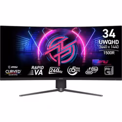 MSI MPG 346CQRF X24 34" UWQHD Böjd Gamingmonitor