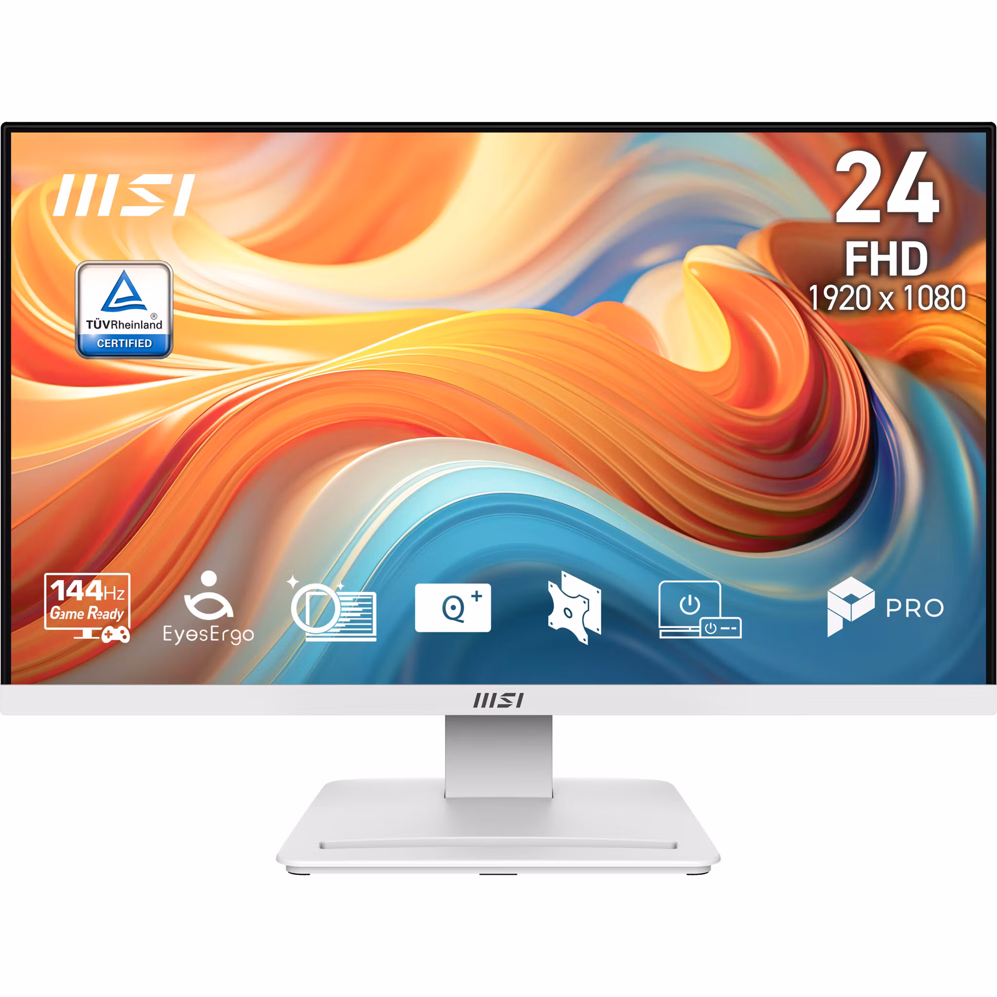 MSI Pro MP241W E14V datorskärm 60,5 cm (23,8") 1920 x 1080 pixlar Full HD LCD Vit