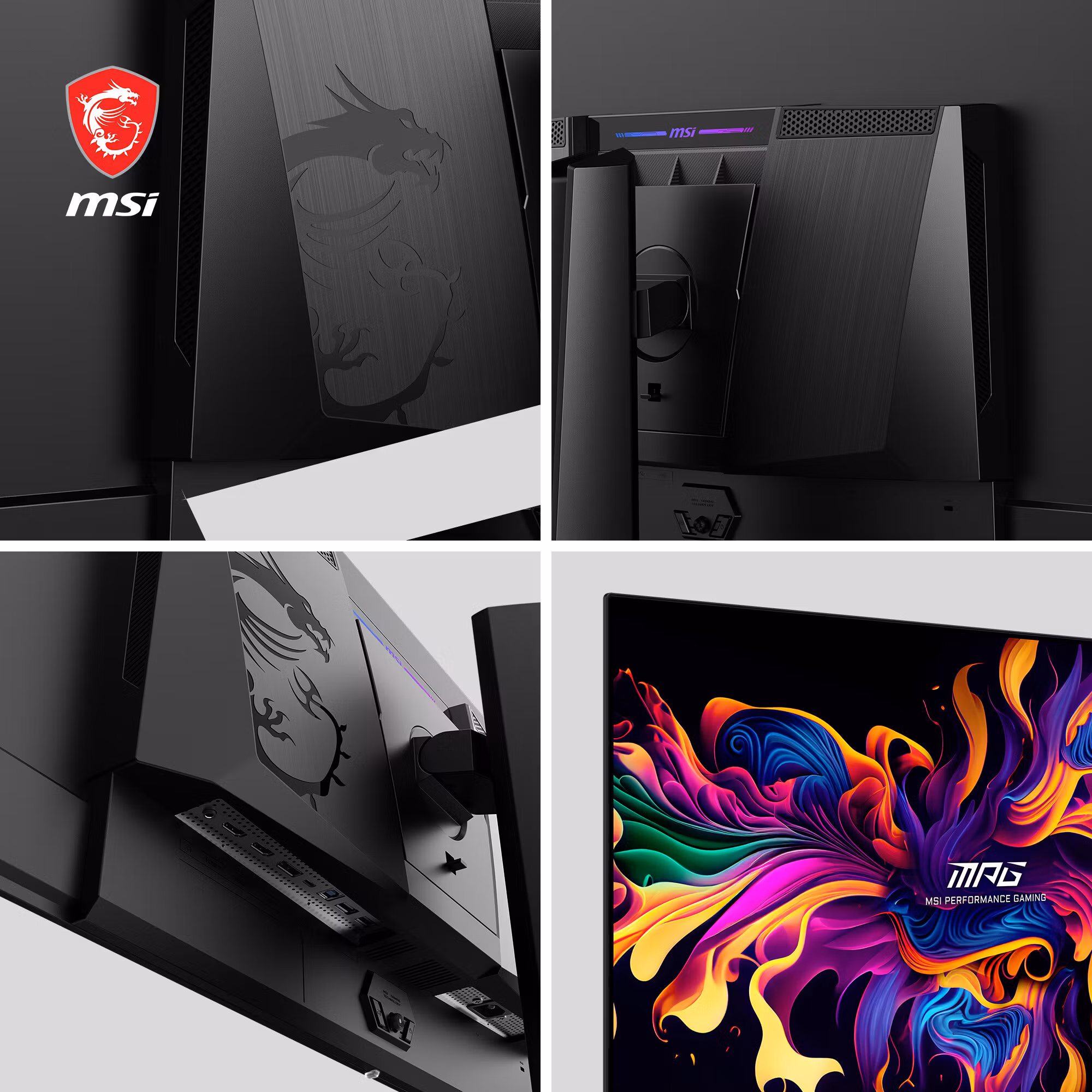 MSI MPG 271QRXDE QD-OLED datorskärm 67.3 cm (26.5") 2560 x 1440 pixlar Wide Quad HD svart